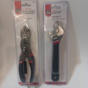 98214-98212 Sure Bilt 2 Pairs Of Tools. Pack Pliers And Adjustable Wrenches