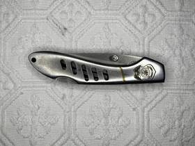 120562 Surtek Us Fbi Collector Folding Pocket Knife Stainless Steel Handle Edc