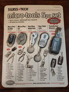 513061 Swiss Tech Swisstech Micro-tools 5 Pc Set Really Cool Tools #g
