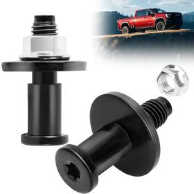 38427 Syocsek Tsb01 2 Pack Tailgate Striker Bolt With Nuts Black Latch Oem