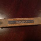 T37761 Nicholson Swiss Pattern Needle