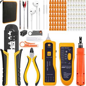 Taiwain-brand 789371960235 Cat6 Ethernet Crimper Rj45 Cat5 Crimping Tool Set Network Tester Plie