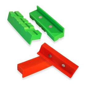 Visjaw-2 Tamwell 2 Pack Vise Jaw Covers 1 Standard Set And Grooved Non Marring