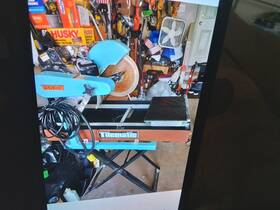 Ta10100 Target Tilematic Wet Saw Excellent Condition Model 120 Volt