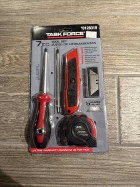 0128319 Task Force 7pc Tool Set #0128319