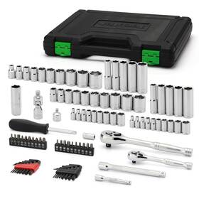 Tc003 Tecotek 94pcs 1/4 Inch And 3/8 Drive Socket Set Wrench With Ratchet Handle Ex