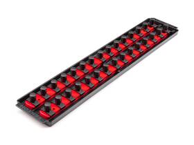 Ost23130 Tekton 1/2 Inch Drive 2-rail Socket Organizer Set Red 30-tool