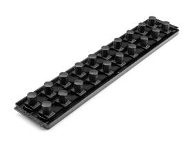 Ost33220 Tekton 3/4 Inch Drive 2-rail Socket Organizer Set Black 20-tool