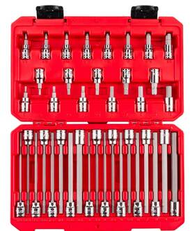 Shb1316 Tekton 3/8 Inch Drive Hex Bit Socket Set 38 Piece 1/8-3/8 3-10mm
