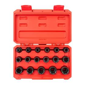 Sid92321 Tekton 1/2 Inch Drive 6-point Impact Socket Set 17-piece 8 Mm - 24