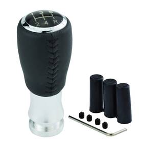 Gearknobb05b Temzzer 5 Speed Shifter Knob Light Pu Leather Gear Lever Handle Car Transmission Shif