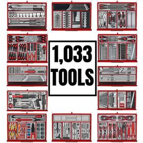 1033 Teng Tools 298916480671 Piece Mega Master Tool Kit Bundle No Storage - Tks26r1033tools