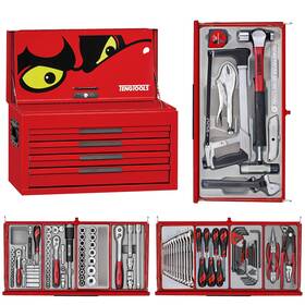 Tkt26r137t Teng Tools 137 Piece Pro35 26 Inch Wide Red Starter Tool Kit -