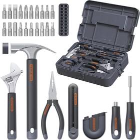 Ts01-p07 Teslong 27 Pcs Home Repair Tool Kit Basic Hand Set With Storage Case Scre