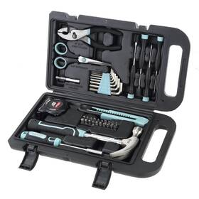 8uj0059a Test Rite Products Hyper Tough 40-piece Tool Kit For Household Repairs Seafoam Color
