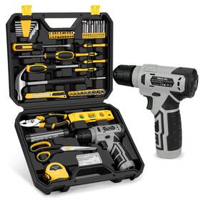 Ds01-ts139-06-rd-1 Thatool 139piece Tool Set Kit With 8v Cordless Drill Driver In Toolbox