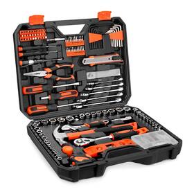 Ds01-ts248-01-rd-1 Thatool 248-piece Tool Set - General Household Hand Kit With Plastic Toolbox Sto