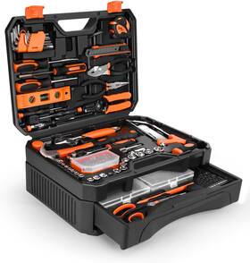 Ds01-ts328-rd Thatool 328-piece Tool Set - Kit Toolbox Storage Case With Drawer General Househol