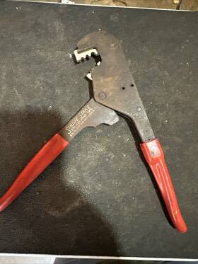 Wt-130 Thomas & Betts Vintage And Shure Stake Sta-kon Crimp Tool