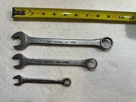 54014 Thorsen Lot Of 3 Combination Wrenches 5/8 Inch 2020 3/4 2024 7/16