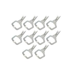 Tim-1332645-871331-unr Timunr 10pcs 11 Inch Locking C Clamps With Swivel Pads Alloy Steel