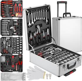 Zyqus1059680 Tlgreen 799-piece Mechanic Tool Set With Aluminum Trolley Case For Home And Garage