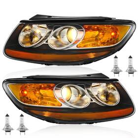 01-22001-2us-l Todo 01-22001-2us-l&r Headlights Assembly Pair For 2007 2008 2009 2010 2011 2012 Hyundai Santa
