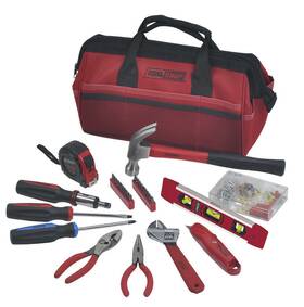 2440979 Tool Shop 31-piece Full Set With Bag Handyman Tools And Assorted Hardware Kit