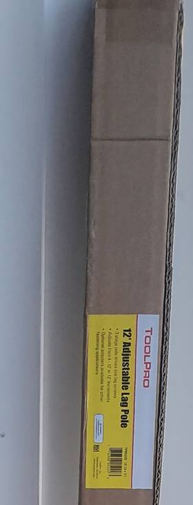 Tp3437 Toolpro 12 Ft Lag Pole For Installing Screws. Three 4 Ft. Sections