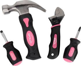 Tools 445029033050 4 Piece Stubby Tool Set For Small Hands And Tight Spaces. Convenient Comp