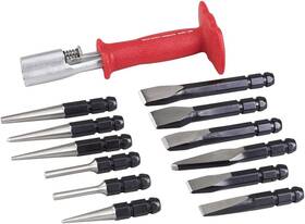 4605 Tools Quick Change Punch And Chisel Set - 13 Piece