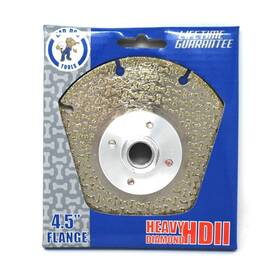 Tools 639843331189 4.5 Inch Flange Handi Disk Deux Hdii Diamond Wheel For Flush Grinding San