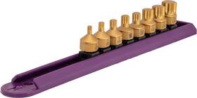 16006 Tools 726084802162 Low-profile Dual Drive Set 8-piece Triple Square Titanium-coated