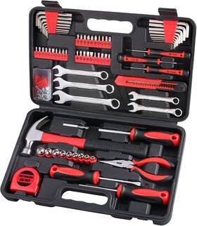 Ftk175r Topselect Products Inc. Winner 175-piece Multi-purpose Automotive And Household Tool Kit In Toolbox Stor