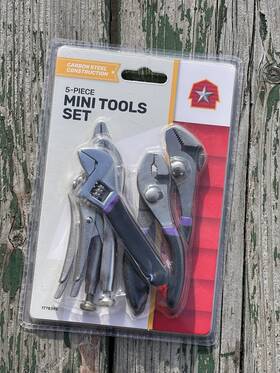 1778395 Tractor Supply Company 5-piece Mini 4-in Tools Set Carbon Steel Rust Resistant