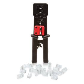 60fg60 Triplett 614395061227 Cat5-hs-kit High Speed Crimper And Connector Kit