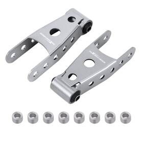 St152 Tuningsworld 2 Inch -3 Lowering Shackle Kit Adjustable For Chevy Silverado1500 Fo