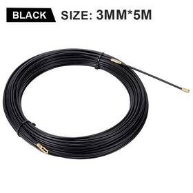 5m-40m Turbo-roofinds 445057387385 3mm Cable Puller Guide Push Nylon Wall Wire Lead Electrician Sprin