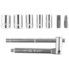 L41-06003a Tusk Folding Mini T-handle Set 1/4 Drive Compact Driver With 8