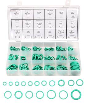 1765ls270pcjq001 Ubog 270 Pieces Rubber O Ring Set Air Conditioning And Plumbing Seals Car Accessor