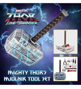 Ukonic 886388175482 Mighty Thor Mjolnir Hammer Tool Set Brand New 91 Piece Love And Thunder