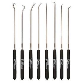 Chp8-l Ullman Pick And Hook Set With Steel Shaft Plastic Grips 8-pack