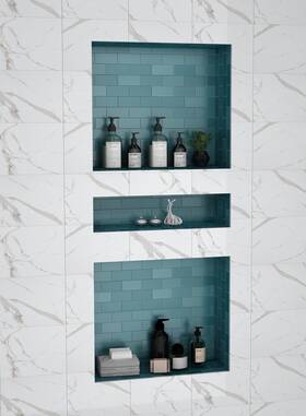 Uni-green 821681824057 Shower Niche Ready For Tile 16 Inch 34 Bathroom Recessed Rectangle