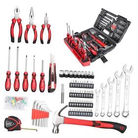 Cz6005-003 Uni-hosen 75-piece Household Tools Kit General Hand Tool With Plastic Blue