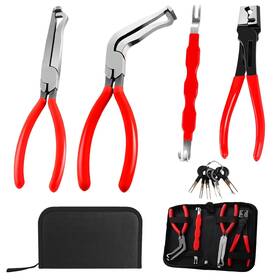 Uni Pnr Edp-4 Electrical Disconnect Pliers Set 11pcs Automotive Terminal Removal Tool