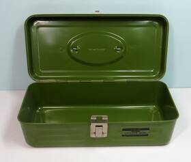 4011 Union Utility N.y.solid Green Steel Box Rare Model No Exceptional
