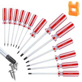 Uoboeuq 779880488320 13-piece Magnetic Torx Screwdrivers Set Security Tamper Proof T4 T5