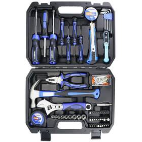 Yst128 Urasisto Auto Repair Tool Set 128-piece Mechanic Hand Kit With Storage Box Nail