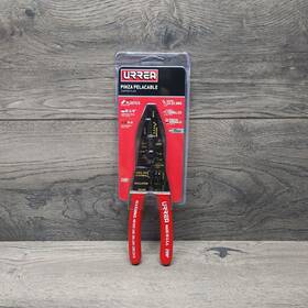 298p Urrea Plier 10-22 Awg Stripper Red Handle Usa Made New