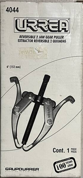 4044 Urrea #4044 6 Inch Puller 2 Jaw 5t Reversible New In Open Box